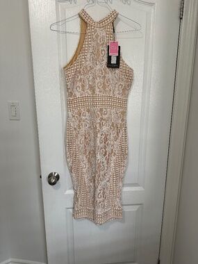 dusty pink floral print frill detail midi dress Pink Floral Ruffle Sleeve Midi Dress Small main image 1